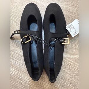Black H&M Women's Mary Jane Flats
